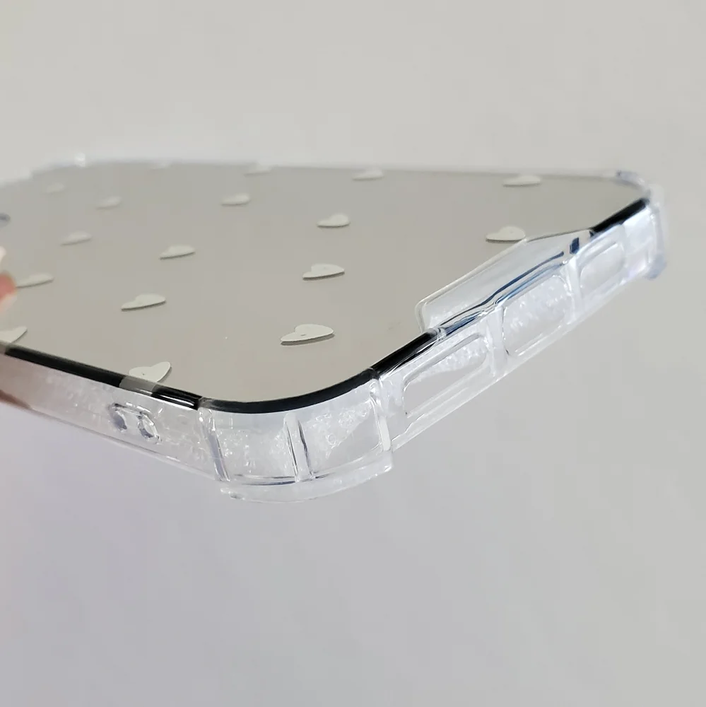 Heart Design Mirror Phone Case